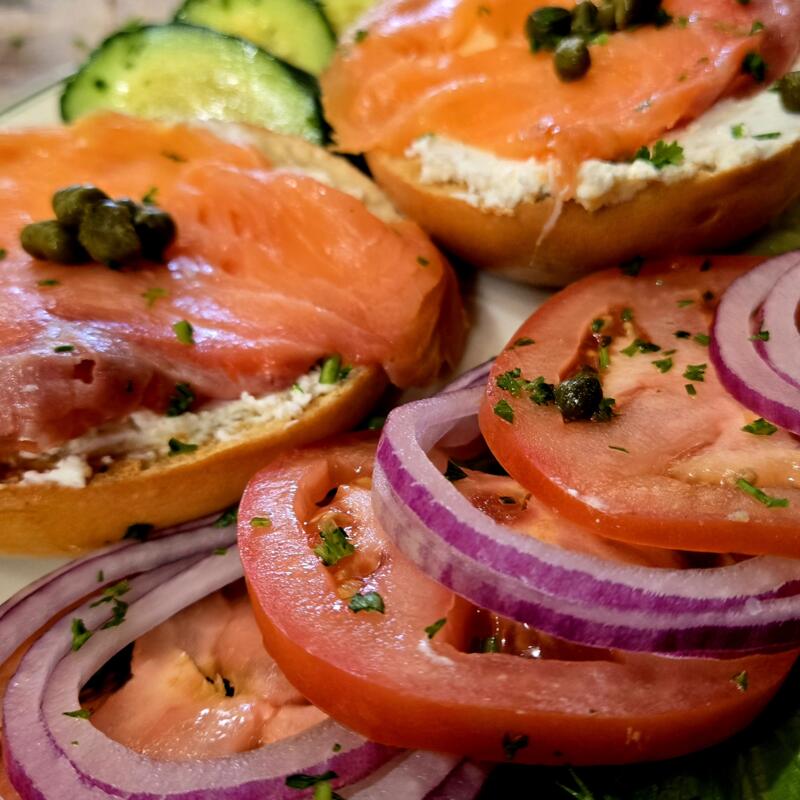 menu item 4 of 10, Lox and Bagel Platter