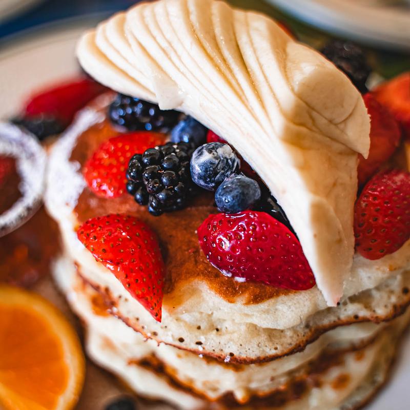 menu item 6 of 10, Mama's Old Fashioned Buttermilk Pancakes (3)